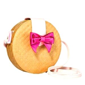 Juicy Couture Tan and Pink Crossbody Bag